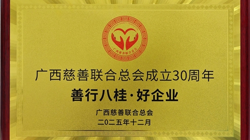 百裕集團榮膺“善行八桂·好企業(yè)”稱號 以責任鑄就慈善擔當